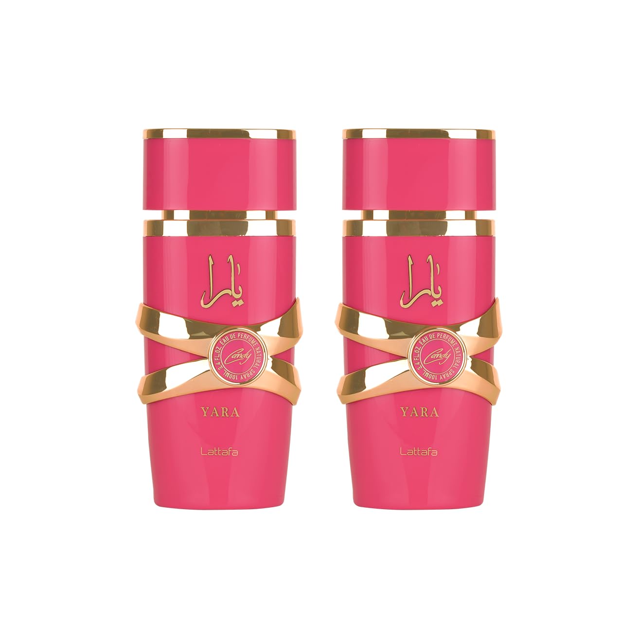 Lattafa Yara Candy for Women Eau de Parfum Spray, 3.4 Ounce / 100 ml
