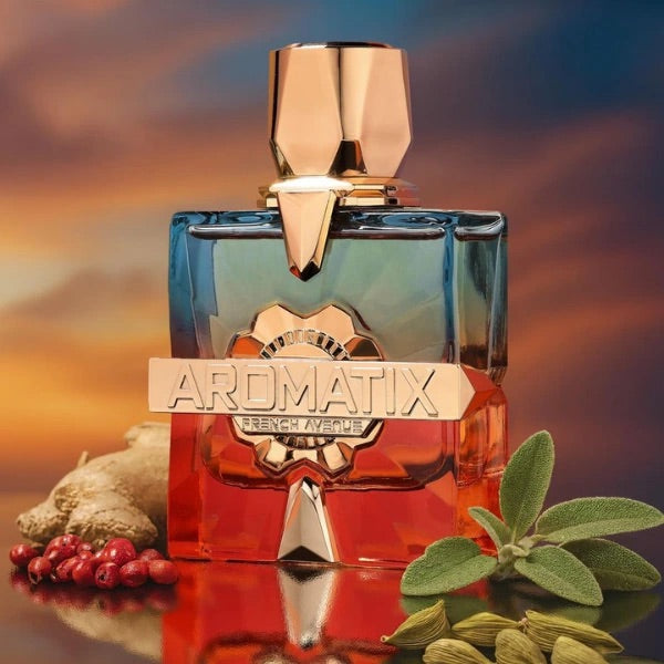 Teas Me Aromatix X French Avenue Oriental Woody Fragrance for Women and Men with Lime and Ginger Notes