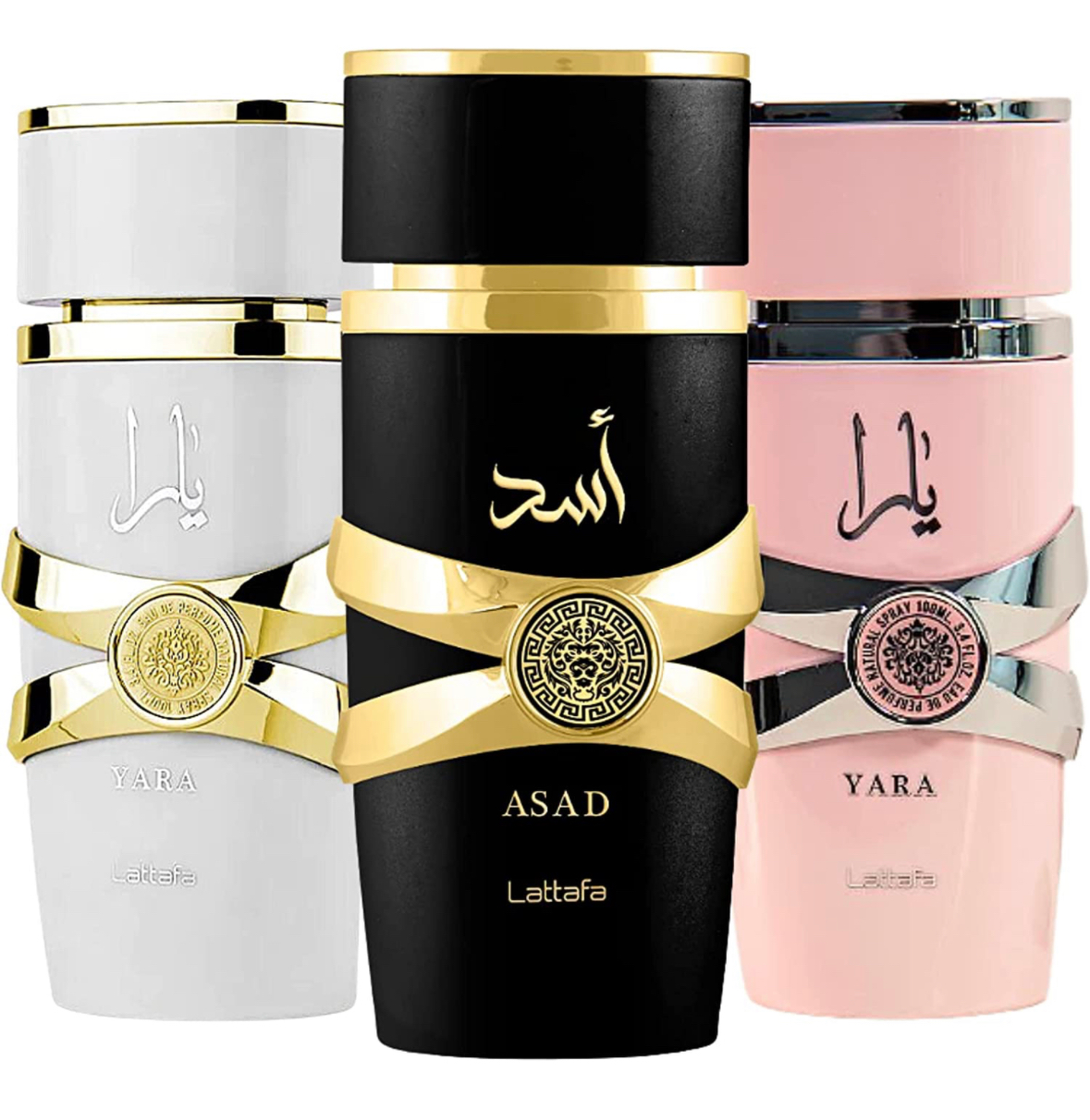 Asad + Yara + Yara Moi Combo Value Pack EDP Perfumes By Lattafa