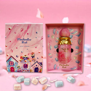 Paris Corner | Marshmallow Blush EDP 3.4 Fl Oz | A Unique Gourmand Marshmallow Strawberry Perfume for Women | Long-Lasting Sweet Scent Fragrance for Daily Use