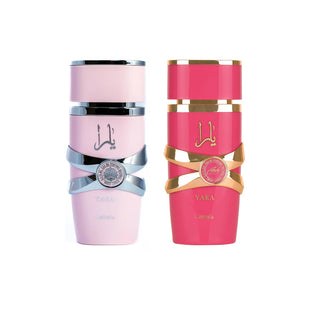 Yaiewey Lattafa Set for Women (3.4 Ounce Yara Eau De Parfum Spray + 3.4 Ounce Yara Candy Eau De Parfum Spray),2PCS