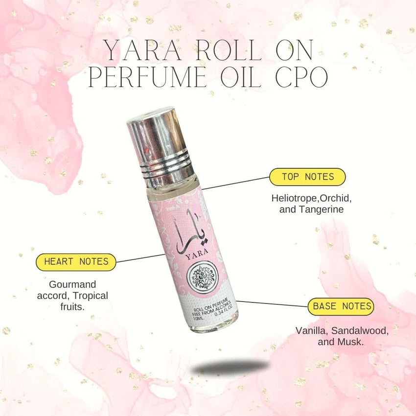 YARA Perfume Oil Concentrated oil Roll-on 10ML MADE IN UAE