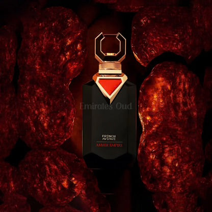 French Avenue Amber Empire Perfume EDP 100ml for Men Oriental Woody Fragrance with Vanilla Pod & Amber Notes 2025 Launch