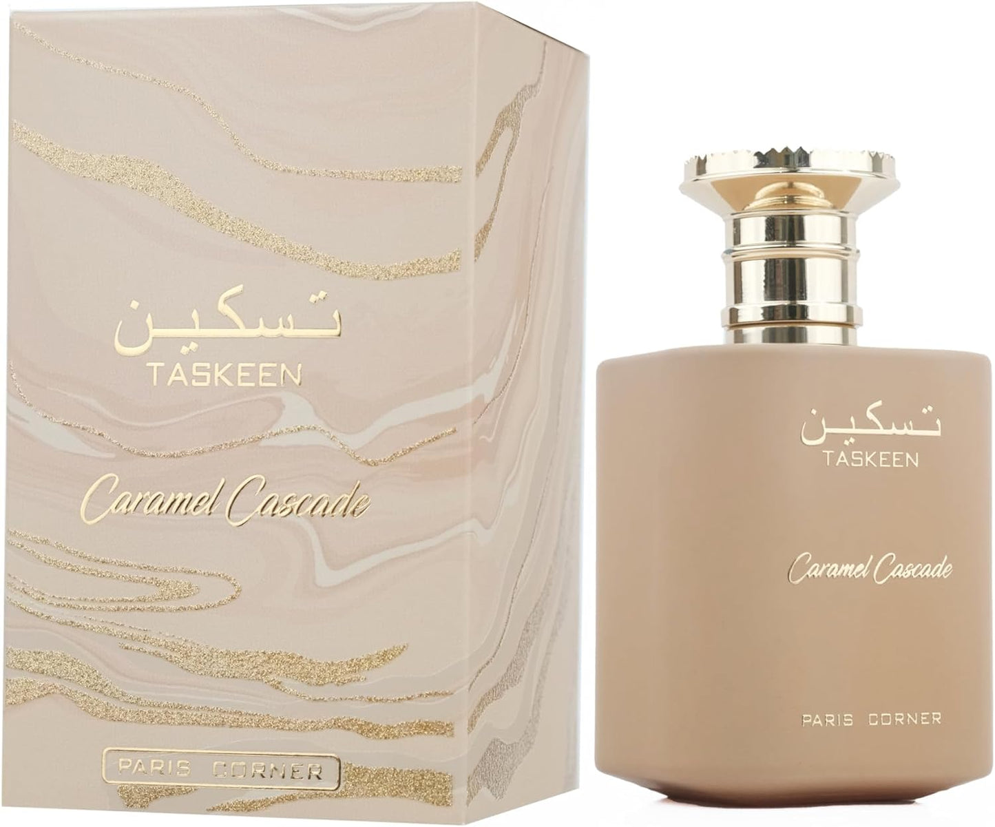 Paris Corner Taskeen Caramel Cascade Perfume 100ml Edp Womens Fragrance