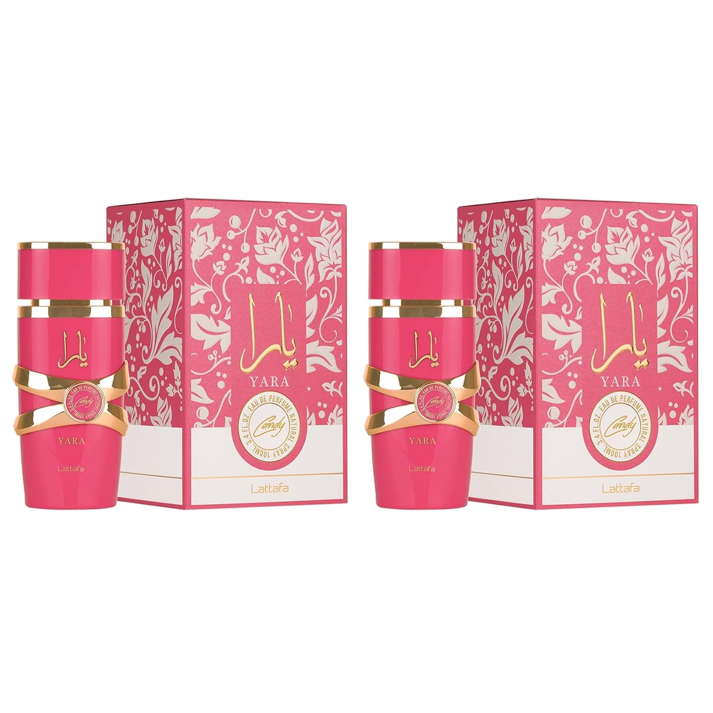 Lattafa Yara Candy for Women Eau de Parfum Spray, 3.4 Ounce / 100 ml