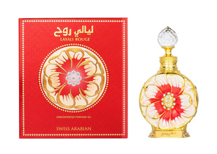 Swiss Arabian Layali Rouge For Women - Floral, Fruity Gourmand Concentrated Perfume Oil
