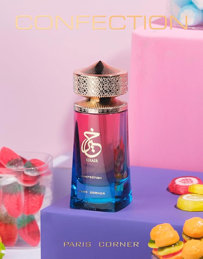 Paris Corner | Khair Confection EDP 3.4 Fl Oz | Sweet Candy Scent Perfume for Men & Women