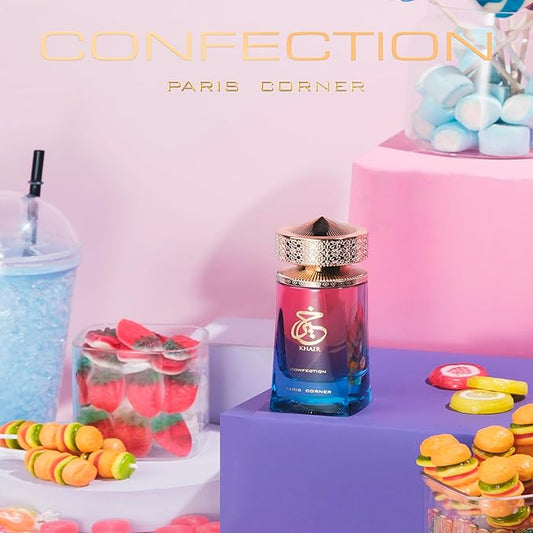 Paris Corner | Khair Confection EDP 3.4 Fl Oz | Sweet Candy Scent Perfume for Men & Women