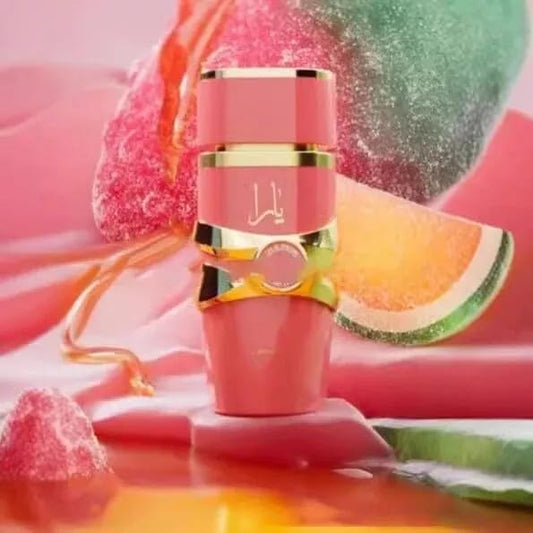 Lattafa Yara Candy for Women Eau de Parfum Spray, 3.4 Ounce / 100 ml